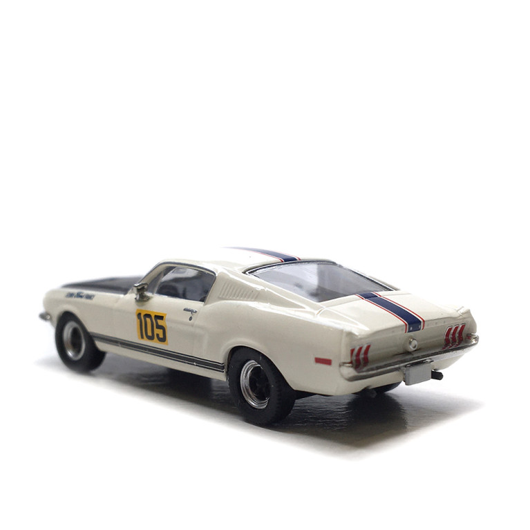 Ford Mustang Fastback, ecurie Ford France, 105, 1968 - BREKINA 19614 - HO 1/87