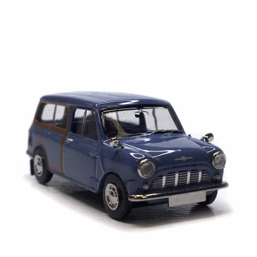 Austin Mini Countryman, bleu, 1960 - BREKINA 15363 - HO 1/87