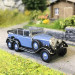 Mercedes Benz, G4 cabriolet, bleu, noir, 1938 - BREKINA 21082 - HO 1/87