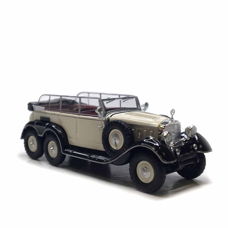 Mercedes Benz, G4 cabriolet, blanc, noir, 1938 - BREKINA 21083 - HO 1/87