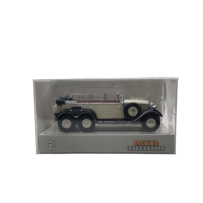 Mercedes Benz, G4 cabriolet, blanc, noir, 1938 - BREKINA 21083 - HO 1/87