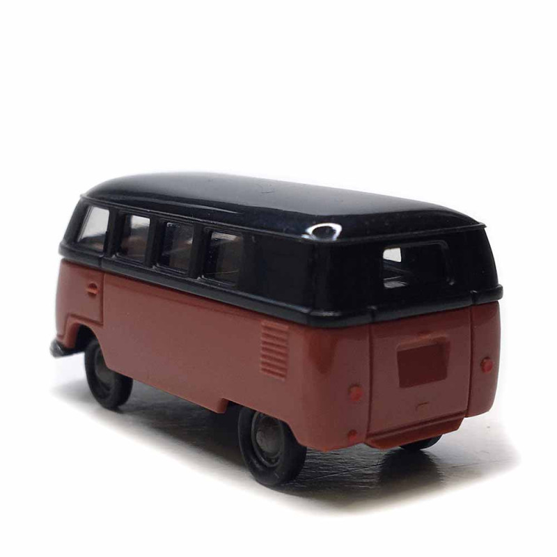 Volkswagen T1a Combi, noir, rouge, 1950 - BREKINA 31035 - HO 1/87