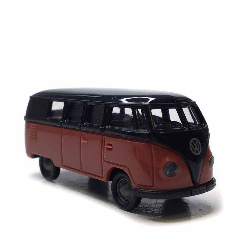 Volkswagen T1a Combi, noir, rouge, 1950 - BREKINA 31035 - HO 1/87