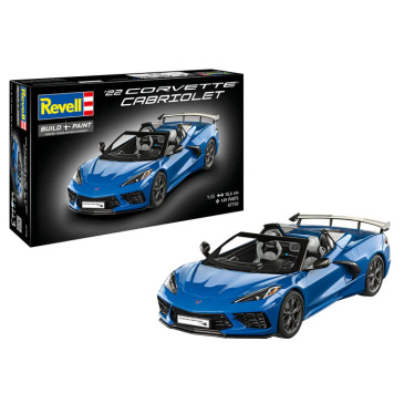 Corvette C8, cabriolet, 2020 - REVELL 07750 - 1/25