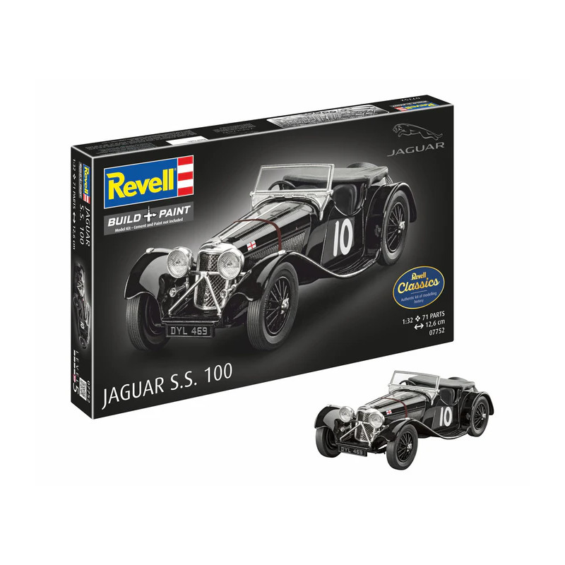Jaguar SS100, 1935 - REVELL 07752 - 1/32