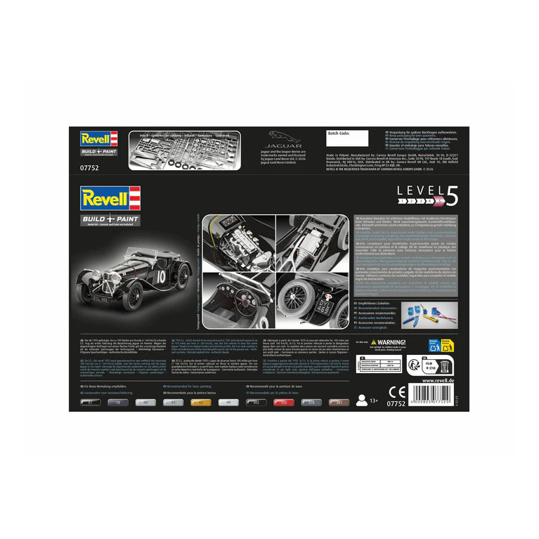 Jaguar SS100, 1935 - REVELL 07752 - 1/32