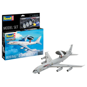 Coffret model set avec peinture, Boeing E-3A Sentry - REVELL 63794 - 1/144