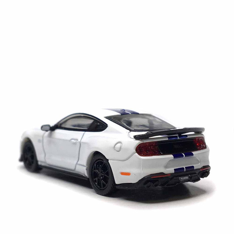 Ford, Mustang VI coupé Mach 1, blanc, bleu foncé, 2020 - PCX 870569 - HO 1/87