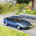 Citroën XM, bleu métal, 1989 - SAI 3035 - HO 1/87