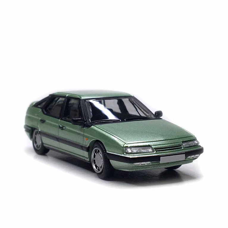 Citroën XM, vert métal, 1989 - SAI 3037 - HO 1/87