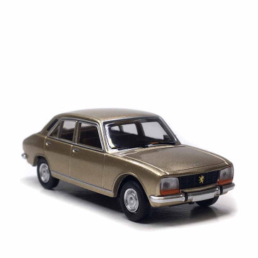 Peugeot 504, limousine, beige metal, 1968 - SAI 6600 - HO 1/87