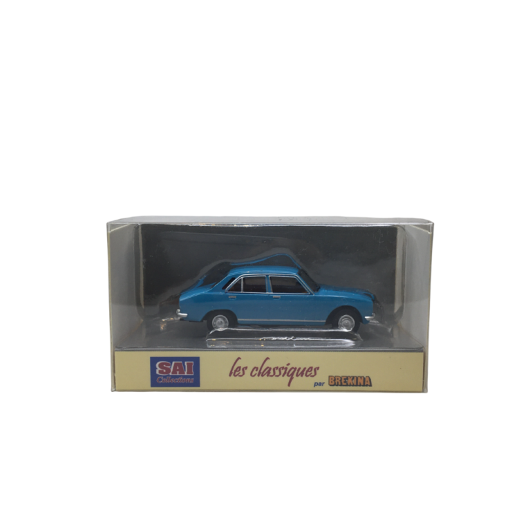 Peugeot 504, limousine, bleu, 1968 - SAI 6605 - HO 1/87