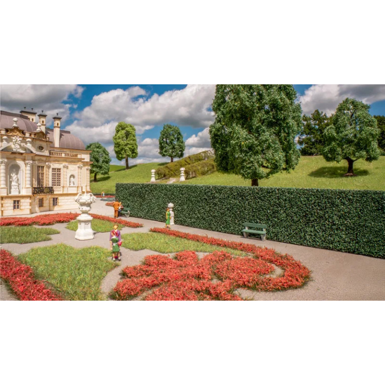 Haies, hautes, vert foncé, 2 pièces - NOCH 21520 - HO 1/87, TT, O