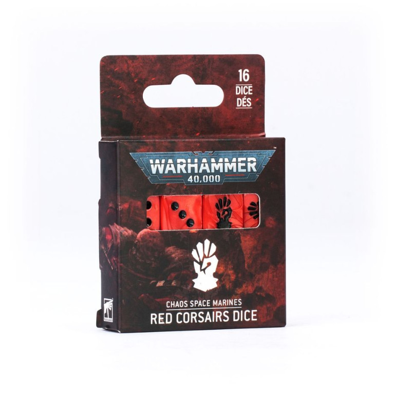 Warhammer 40.000, Set de dés, Red Corsairs - WARHAMMER 43-115