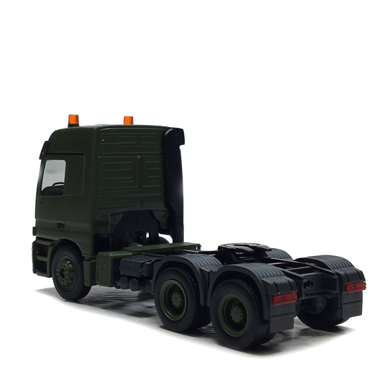 Mercedes Benz, Actros L MP1, tracteur à 3 essieux, vert olive - HERPA 747264 - HO 1/87