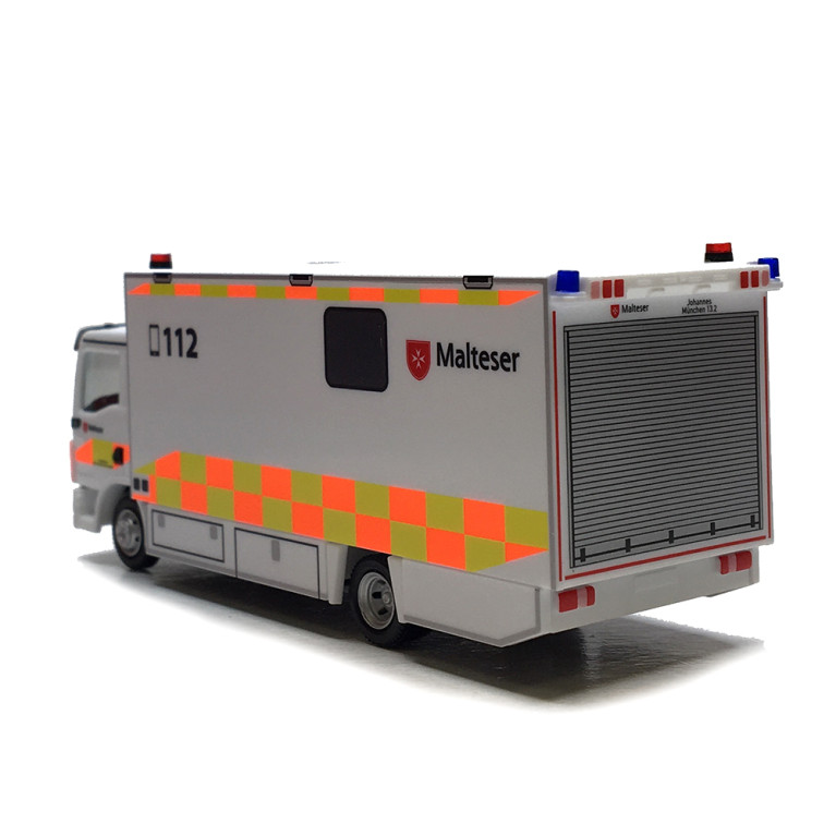 MAN TGL CC, fourgon, Malteser Munich - HERPA 098809 - HO 1/87