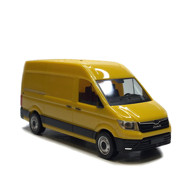 MAN eTGE, jaune - HERPA 098908 - HO 1/87