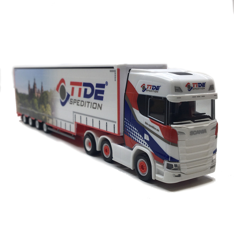 Scania CS20 HD, semi-remorque, TiDe Spedition - HERPA 319645 - HO 1/87
