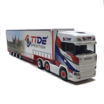 Scania CS20 HD, semi-remorque, TiDe Spedition - HERPA 319645 - HO 1/87