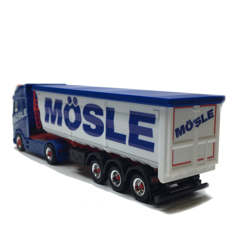 DAF XG+, semi-remorque benne en acier, Mösle - HERPA 320153 - HO 1/87