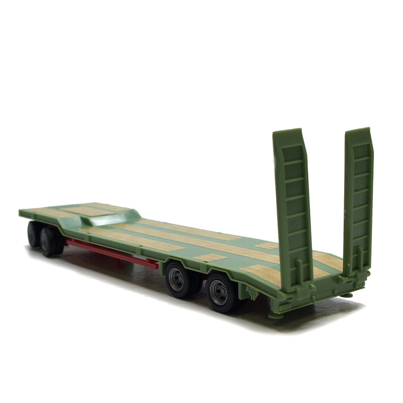 Remorque Goldhofer TU4, vert citron - HERPA 076142-010 - HO 1/87