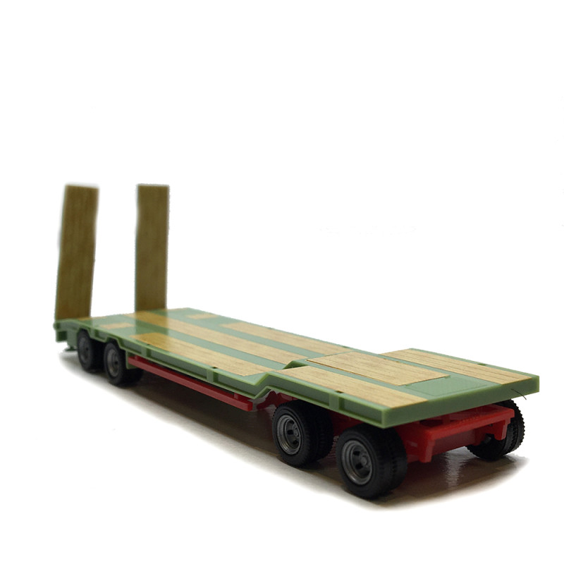 Remorque Goldhofer TU4, vert citron - HERPA 076142-010 - HO 1/87