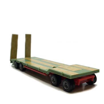 Remorque Goldhofer TU4, vert citron - HERPA 076142-010 - HO 1/87