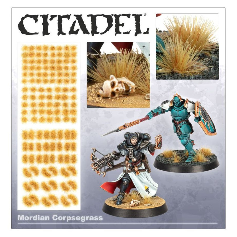 125 touffes Mordian corpsegrass, 4 formats différents, Citadel Colour - WARHAMMER 66-24