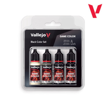 Pack Noir - 18ml Game Color - VALLEJO 72.393