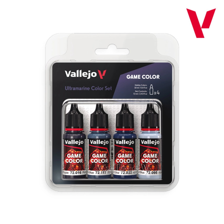 Pack Ultramarine - 18ml Game Color - VALLEJO 72.389