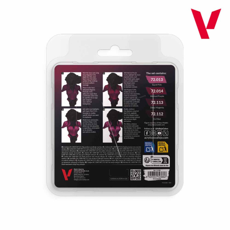 Pack Magenta - 18ml Game Color - VALLEJO 72.388