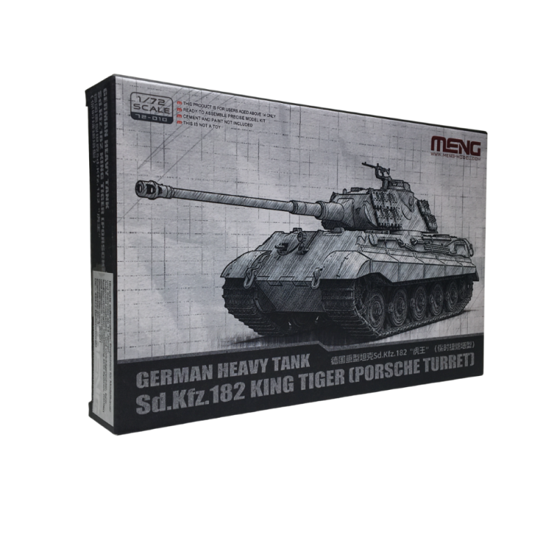 Tank, Sd.Kfz.182, King Tiger, Henschel Turret - MENG 72-011 - 1/72