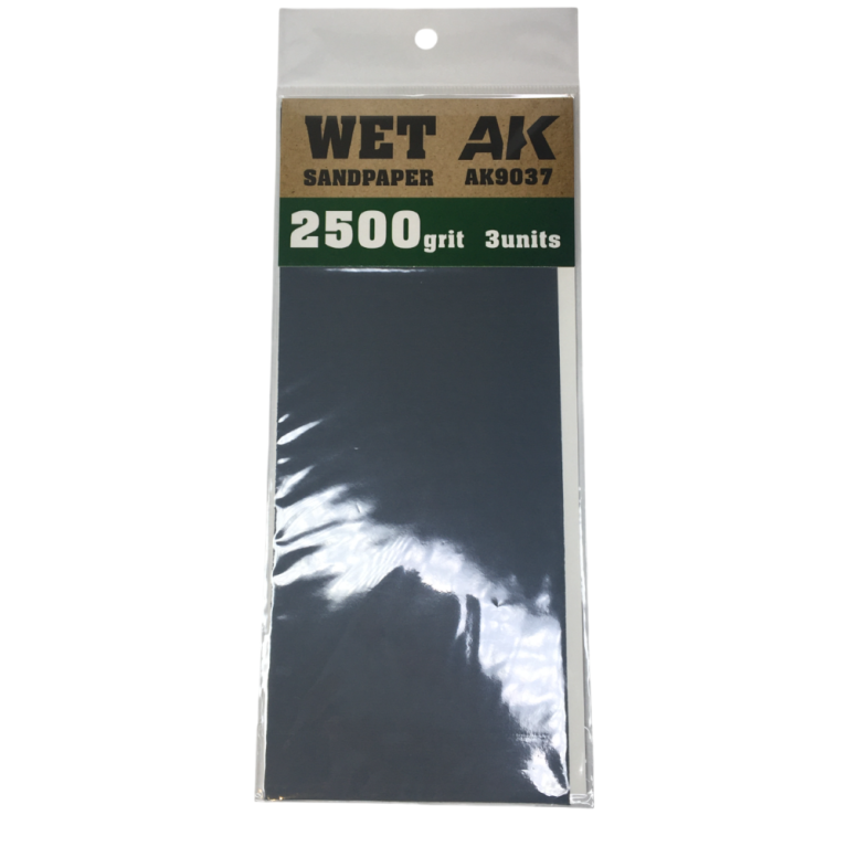 Papier de ponçage, humide 2500, 3 pièces - AK 9037