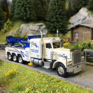 Peterbilt 359, dépanneuse, Midwest Truck, 1973 - BREKINA 86283 - HO 1/87