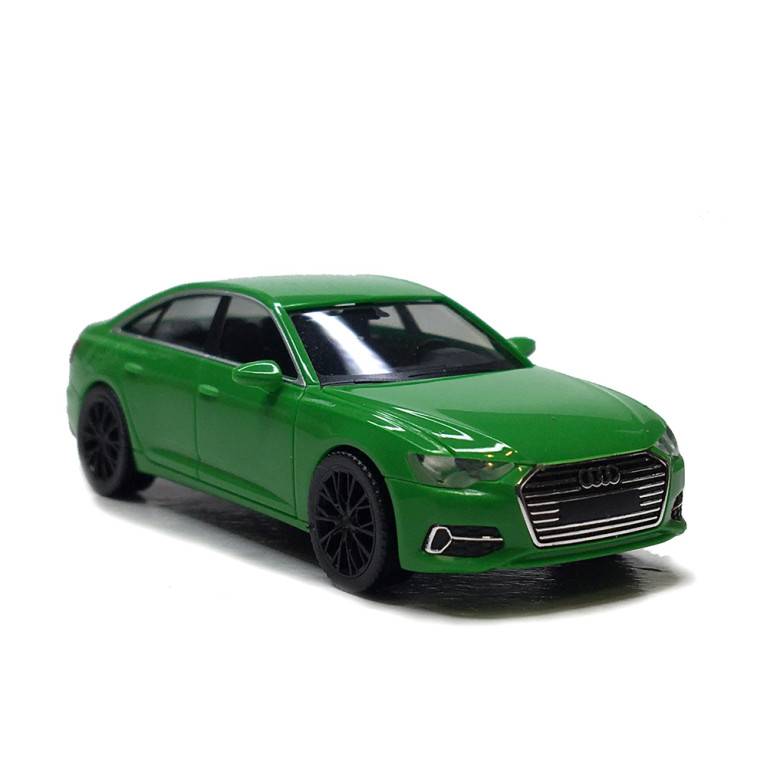 Audi A6, limousine, kyalami vert - HERPA 420297-003 - HO 1/87