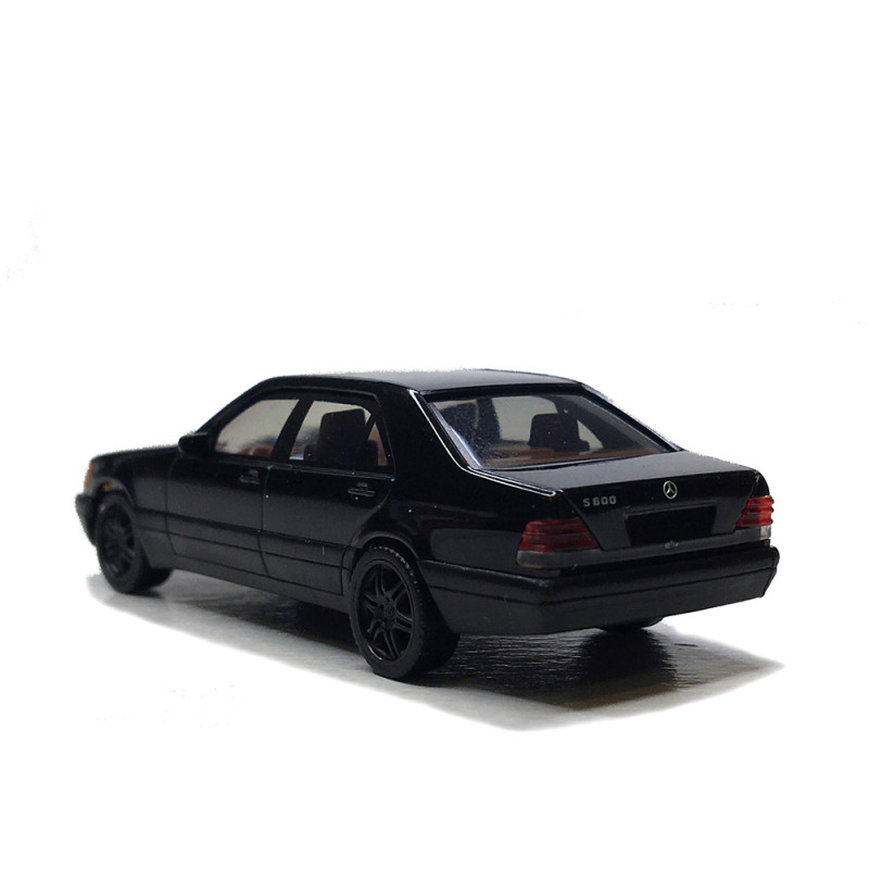 Mercedes Benz, 600 SEL V12, jantes brabus, noir - HERPA 020947-002 - HO 1/87