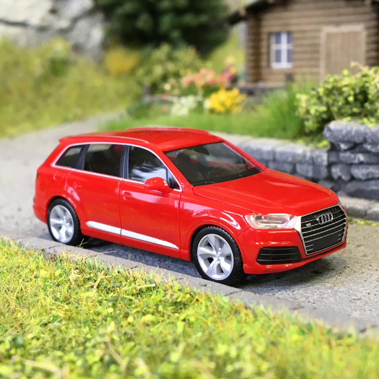 Audi, Q7, rouge - HERPA 028448-003 - HO 1/87