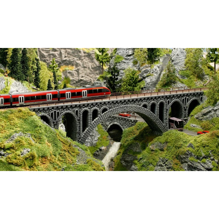 Flocage structuré, vert, fin, 5mm, 20g - NOCH 07332 - Toutes échelles