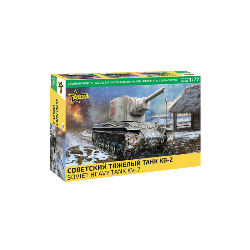 Char lourd soviétique, KV-2 - ZVEZDA 5081 - 1/72