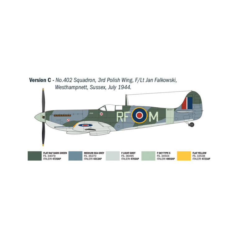 As du Spitfire, Mk. IX - ITALERI 2843 - 1/48