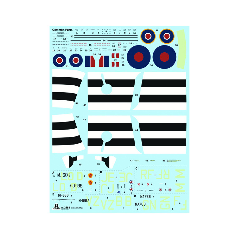 As du Spitfire, Mk. IX - ITALERI 2843 - 1/48