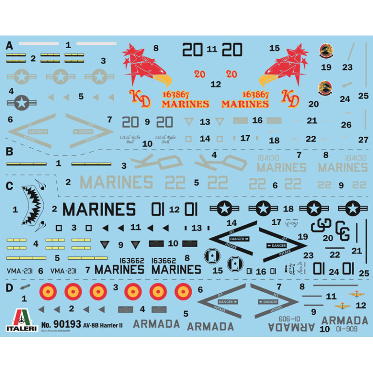 AV-8B Harrier II - ITALERI 90193 - 1/72