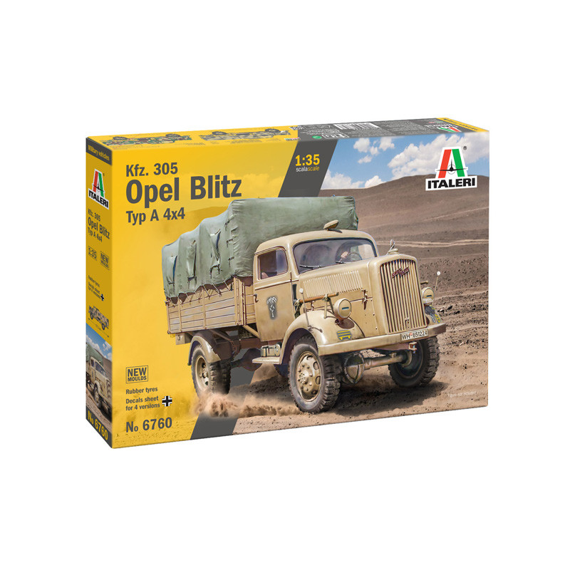 Kfz. 305 Opel Blitz, type A 4x4 - ITALERI 6760 - 1/35