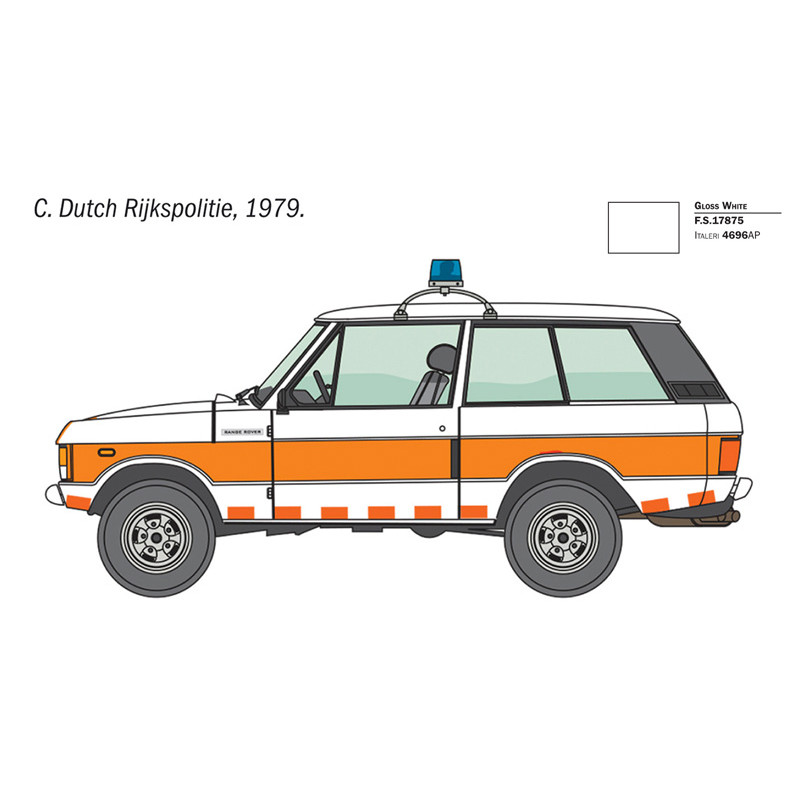 Range Rover, Police - ITALERI 93661 - 1/24