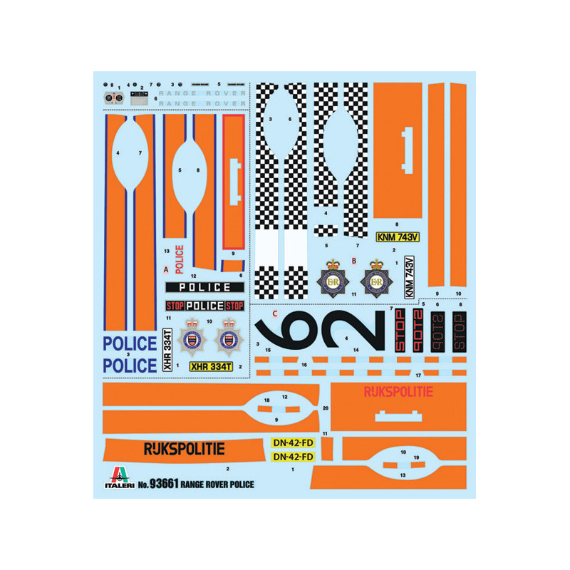 Range Rover, Police - ITALERI 93661 - 1/24