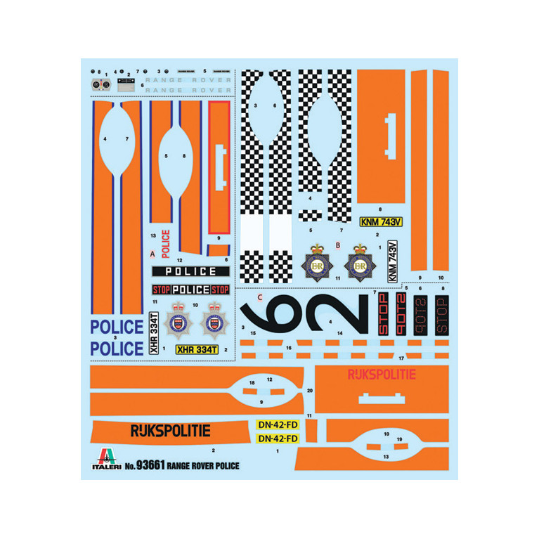 Range Rover, Police - ITALERI 93661 - 1/24