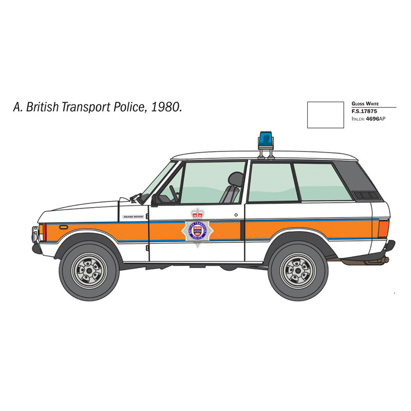 Range Rover, Police - ITALERI 93661 - 1/24