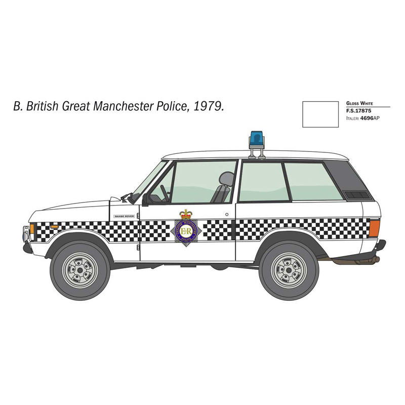 Range Rover, Police - ITALERI 93661 - 1/24