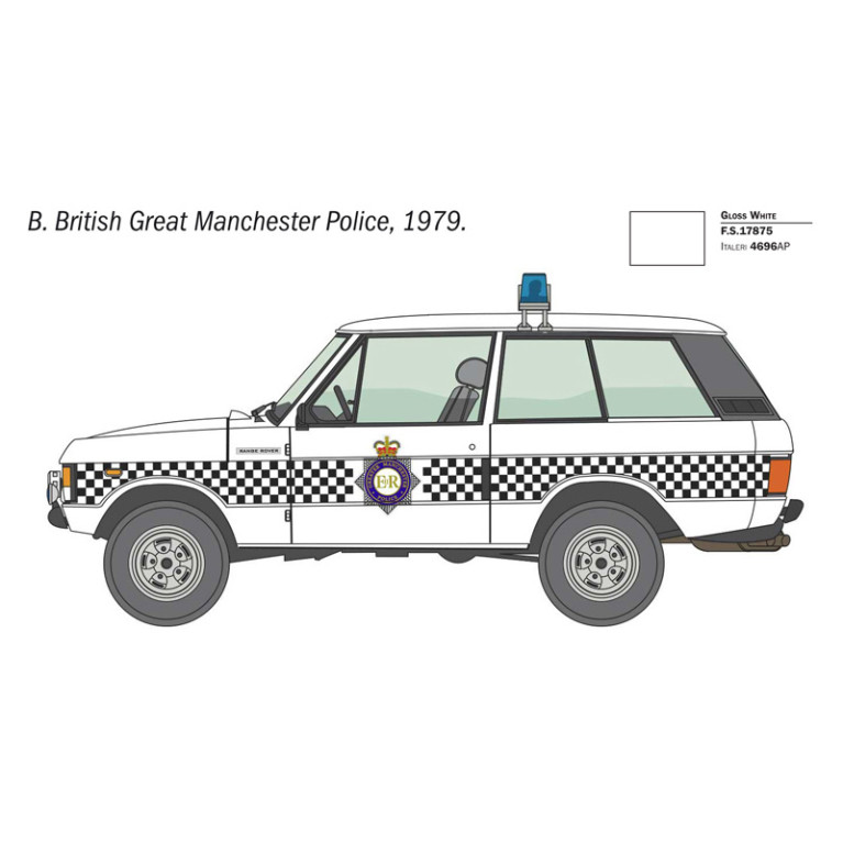 Range Rover, Police - ITALERI 93661 - 1/24