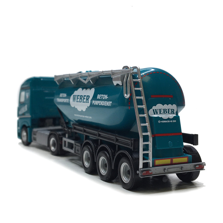 Mercedes Benz, Actros '18 streamspace, semi-remorque, Weber Betonpumpen, autriche - HERPA 320351 - HO 1/87